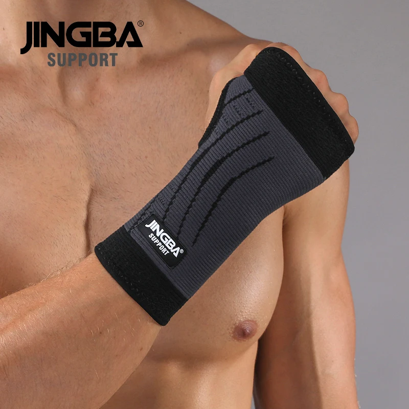 

JINGBA SUPPORT 60208 Nylon Wristband Weightlifting Wrist Support Boxing Hand Wraps Gym Sports Hand Joint Protective Brace