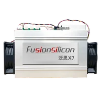 

in stock used fusionsilicon x7 262Gh/s Dash coin miners Algorithm X11 consumption 1420W