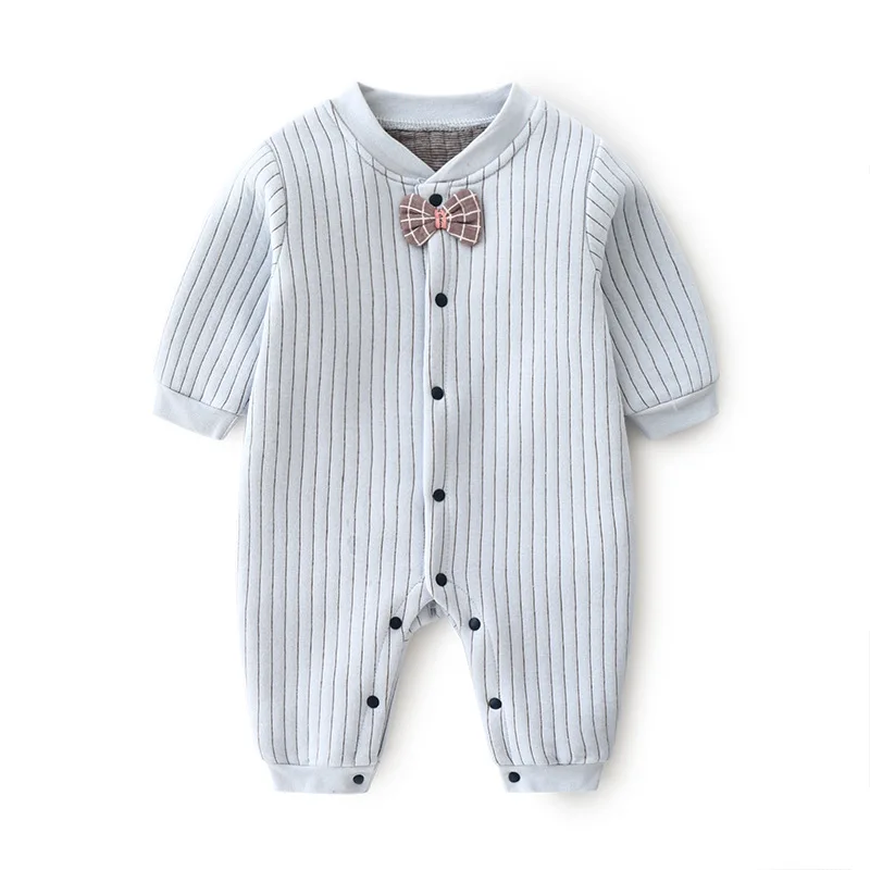 

EVERYSTEP Newborn Climbing Clothes Toddler Infant Baby Boy Girl Romper Warm Cotton Long Sleeve Jumpsuit, Picture shows