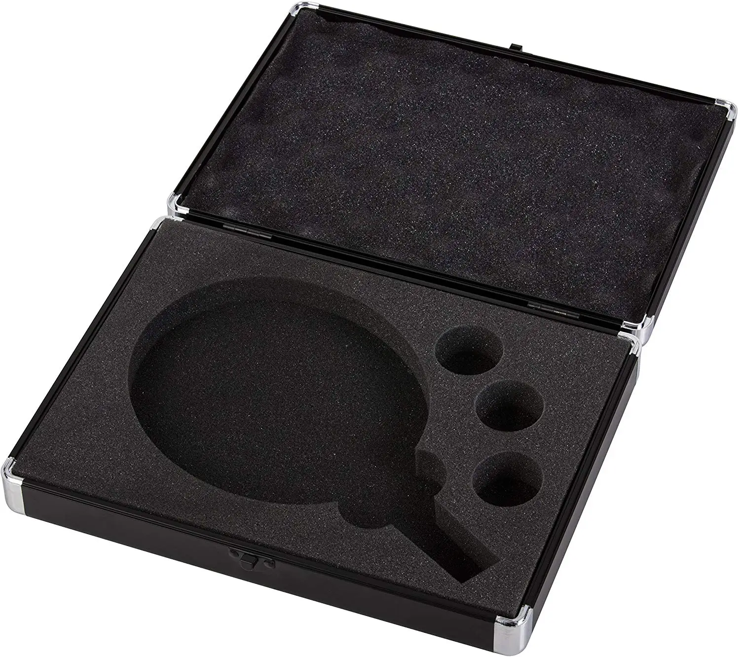 Aluminum Table Tennis Racket Hard Case Transports And Stores One Racket