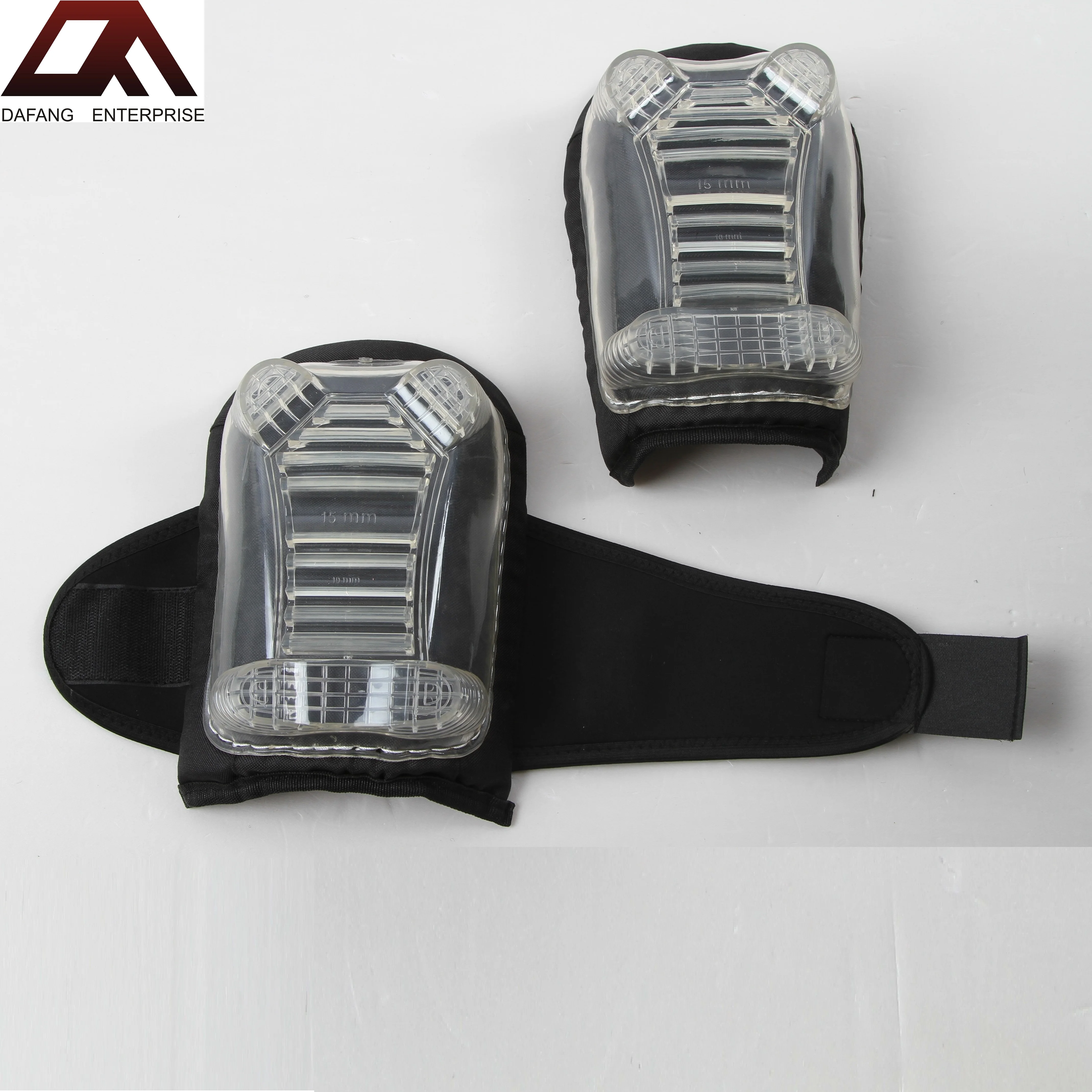 

Heavy duty thick plastic shell gel kneepads