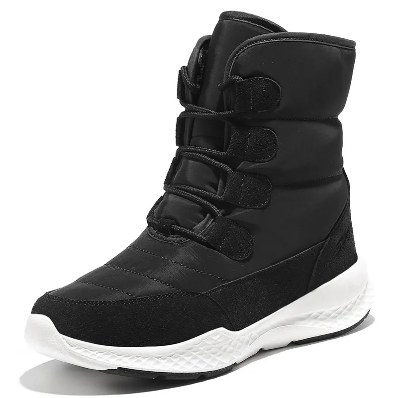 

Wholesale Hot Sale Winter Snow Boots Women Shoes Waterproof Women's Snow Boots, White black brown