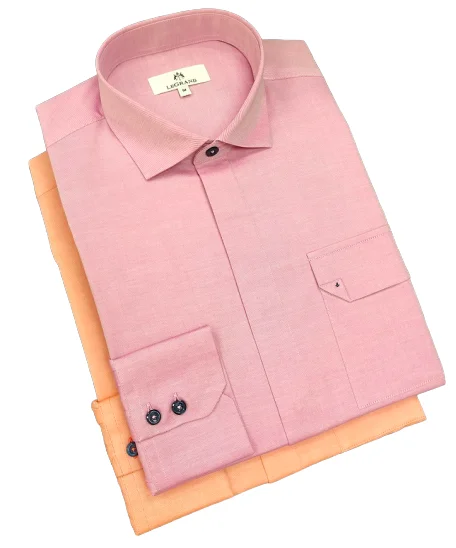 
HOT SELLING fashion patch pocket long sleeve Men Shirt 