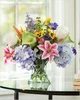 New Calla Lily, Tulip & Lily Silk Flower Centerpiece