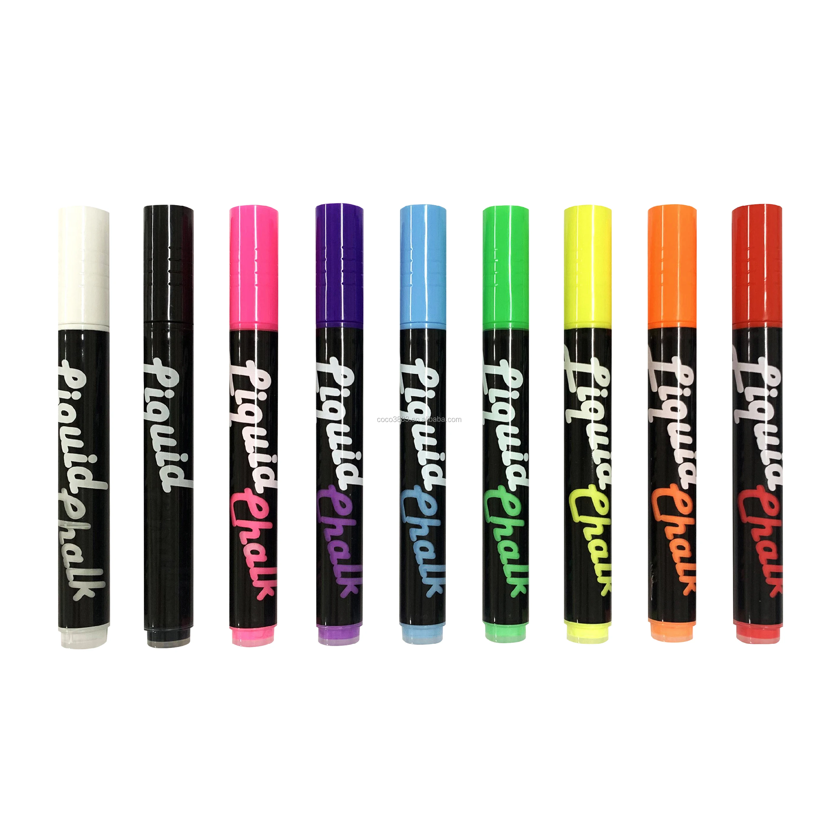 

5.0 mm Non toxic Assorted neon color Erasable liquid chalk pen