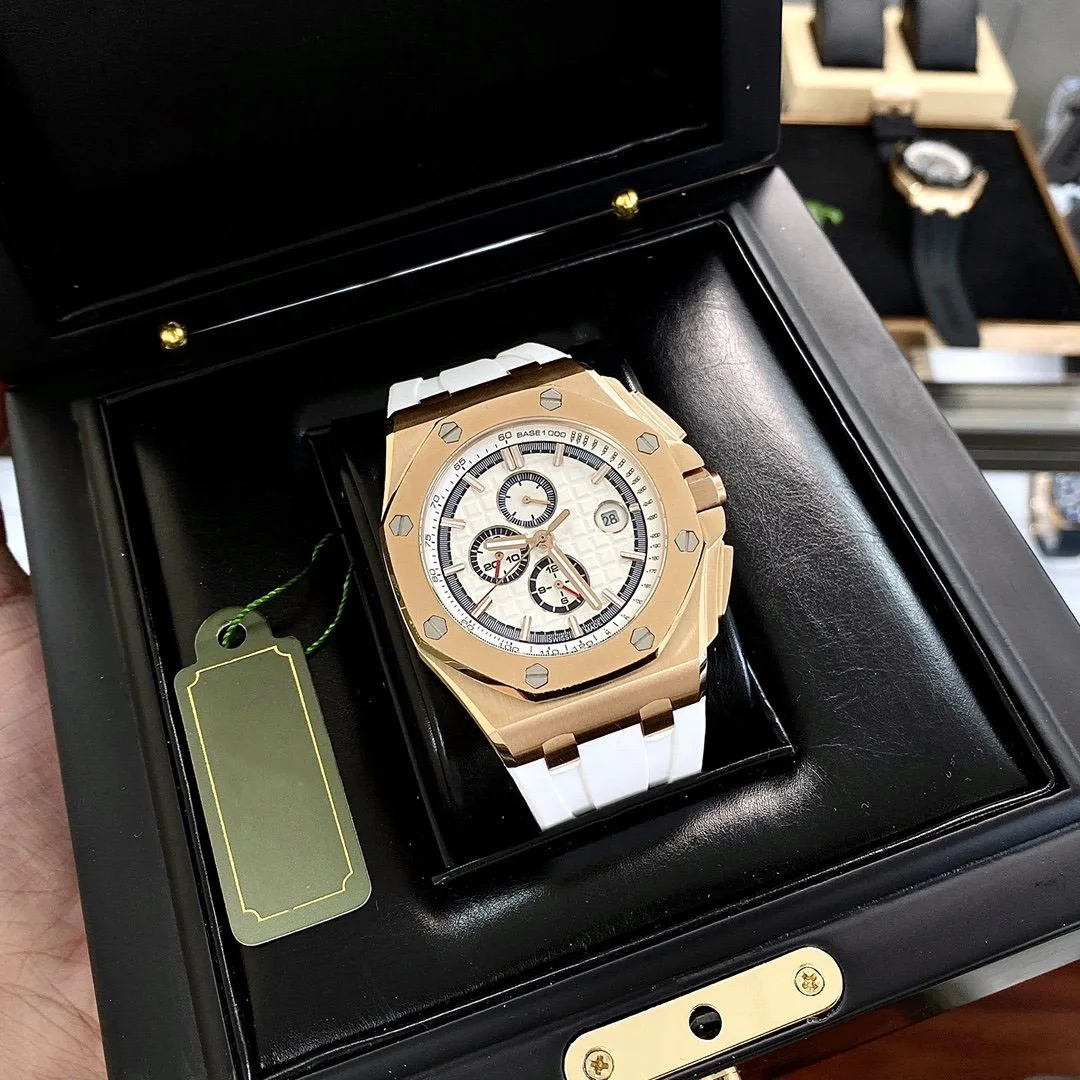 

Oak gold case 44MM automatic mechanical movement 100 meters waterproof sport watch