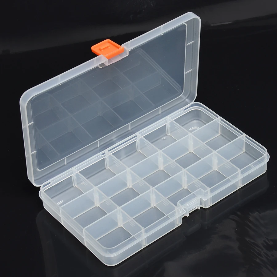 Foldable Plastic Box Lure Box 18 Compartments Plastic Case - Buy Lure 