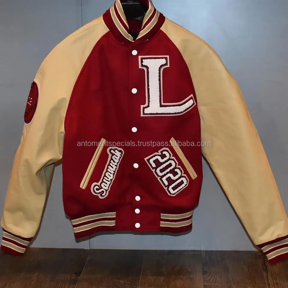 Latest Fashion Wholesale Blank Custom College Letterman Baseball ...