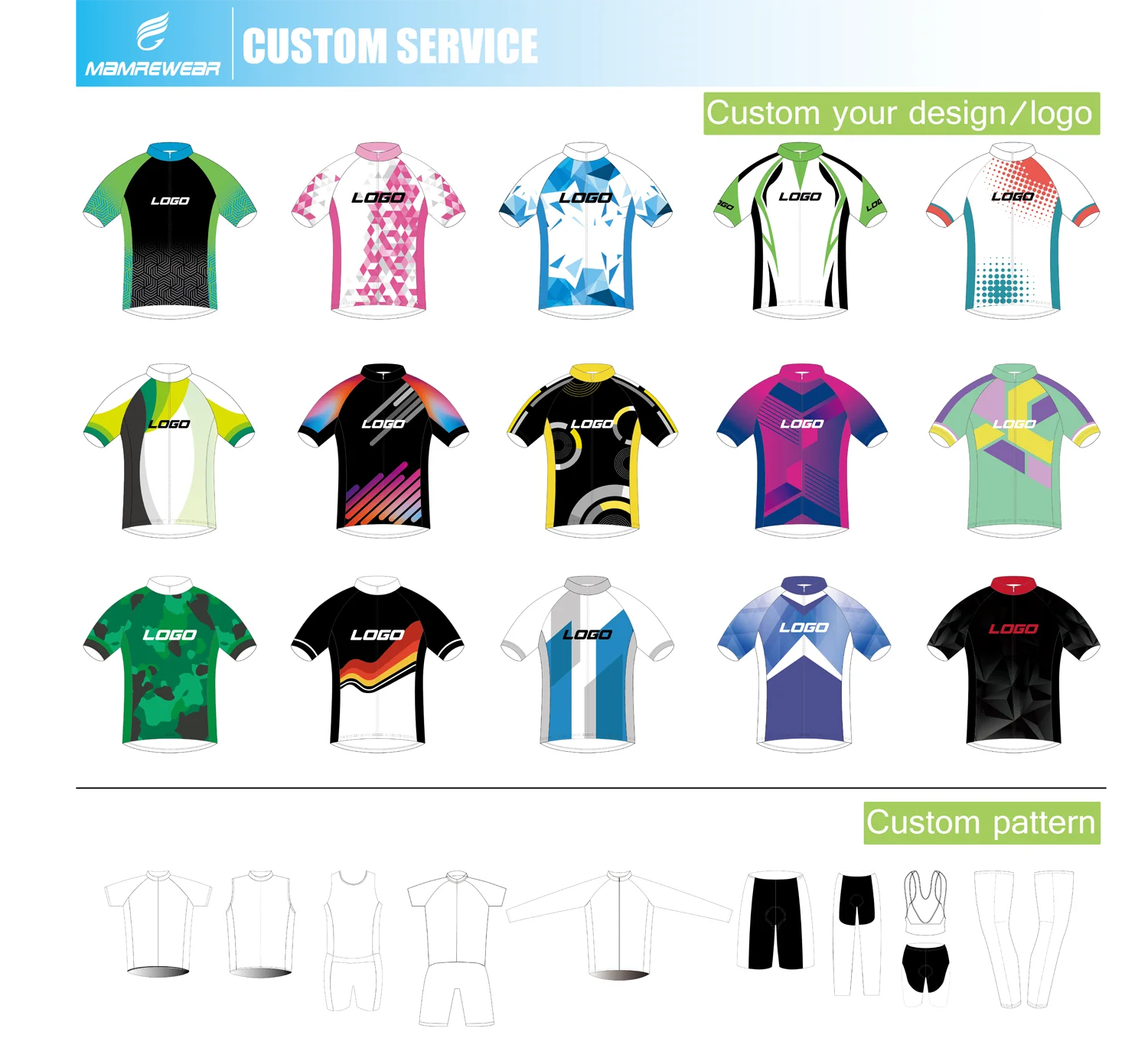Custom Summer Short Sleeve Mtb Cycle Clothing Cycling Jersey Men Bike