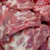 Pork riblets shaved, pork ribs