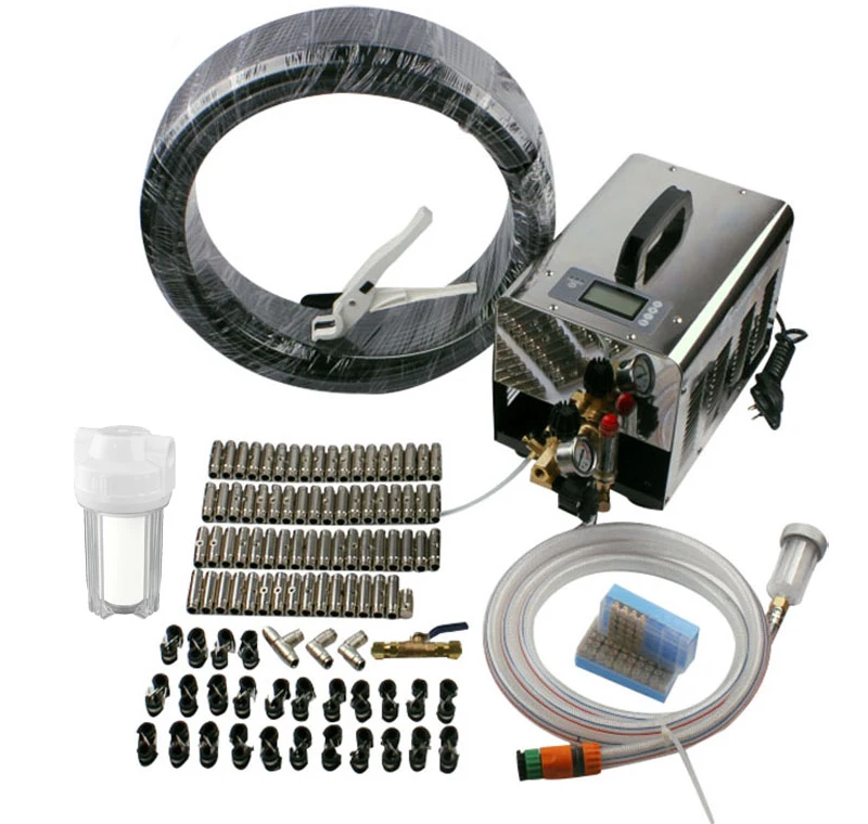 

High pressure mist system mist cooling system 20 Mist Nozzle fogging system