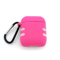 

2019 New Arrivals For Airpods Case Portable Full Protective Silicone Case With Keychain