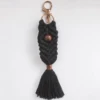 Cotton Woven Antique Black Macrame Key Chain Wholesaler