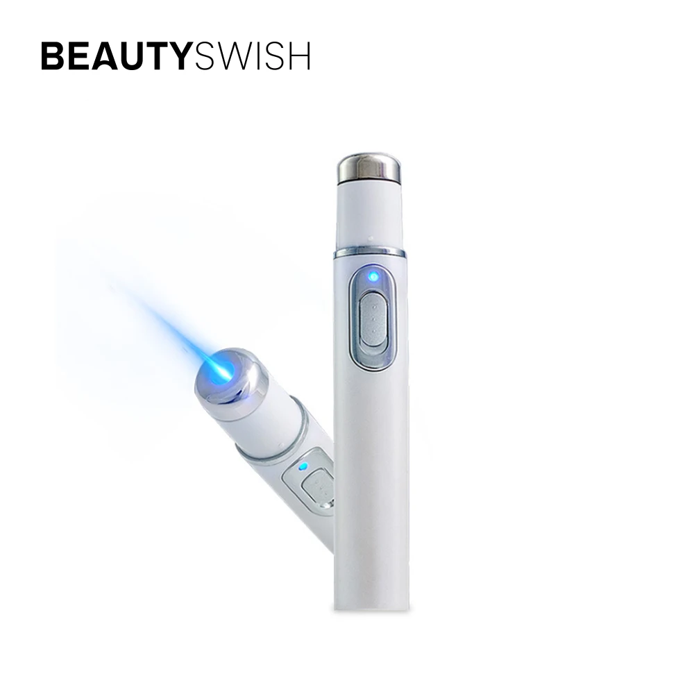 

3 In 1 Wrinkle Removal Machine Constant Heating Therapy Acne Treatment Kit Massage Relax Portable Blue Light Acne Laser Pen