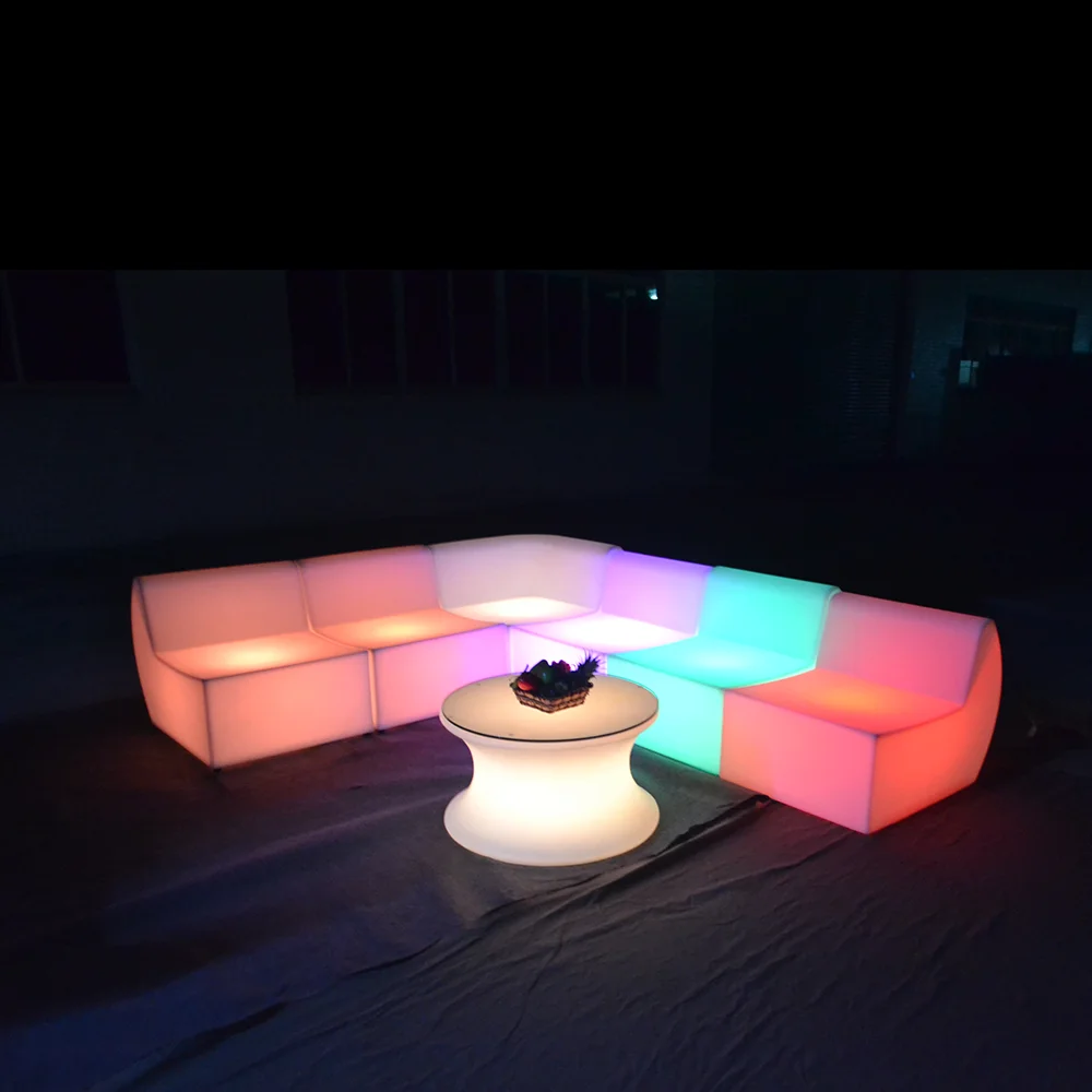 Promotional Bar Illuminated Wholesale Outdoor Pub Lounge Sectional