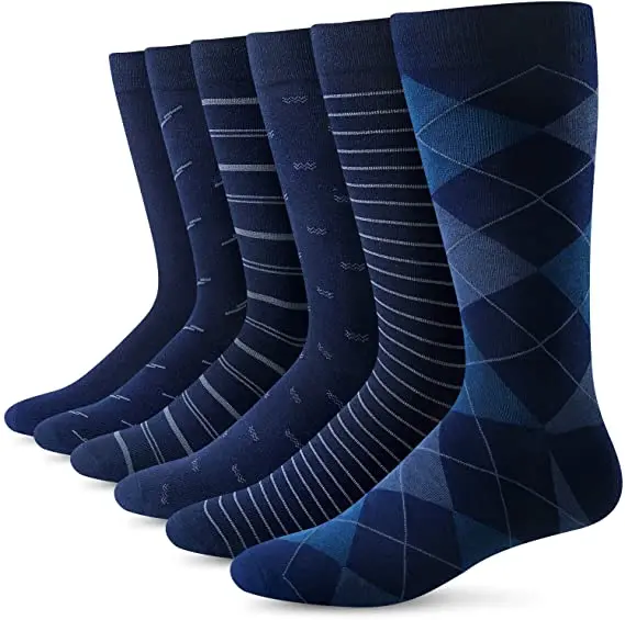 

DL-0302 High Quality Cotton Socks Mens Solid Pattern Cotton Men Casual Crew Socks, Custom color