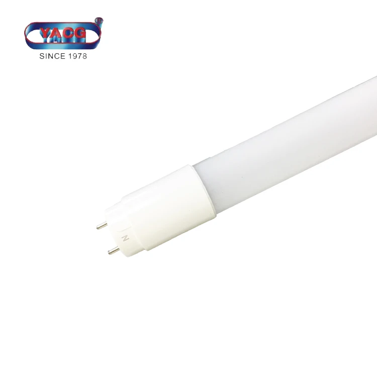 indoor IP20 white 4ft 120cm 1200mm smd 18 watt integrated lamp 18w pc t8 led tube light