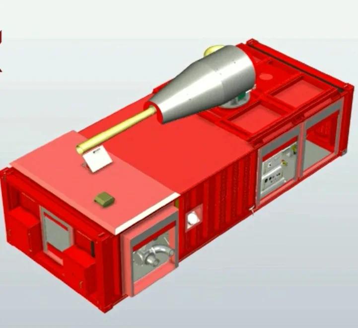 fire truck arm roll type form high speed gas drop jet high-rise buildings oil refinery forest fires 3600rpm 240L/h Focusbio