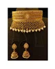 Chokor Broad Shape Antique Necklace