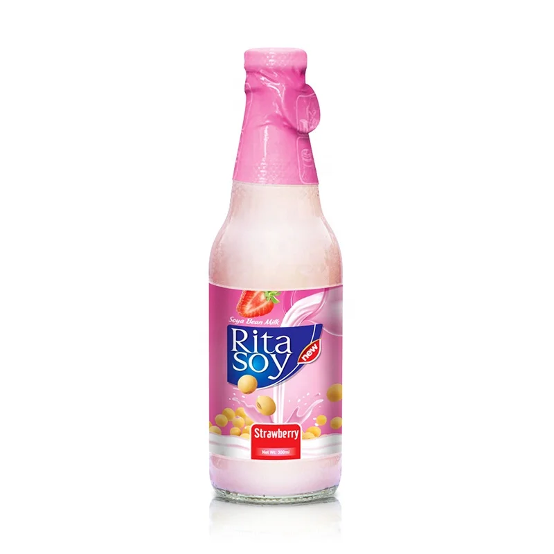 
Manufacturer Milk Drink 300ml Glass Bottle Soy Milk 