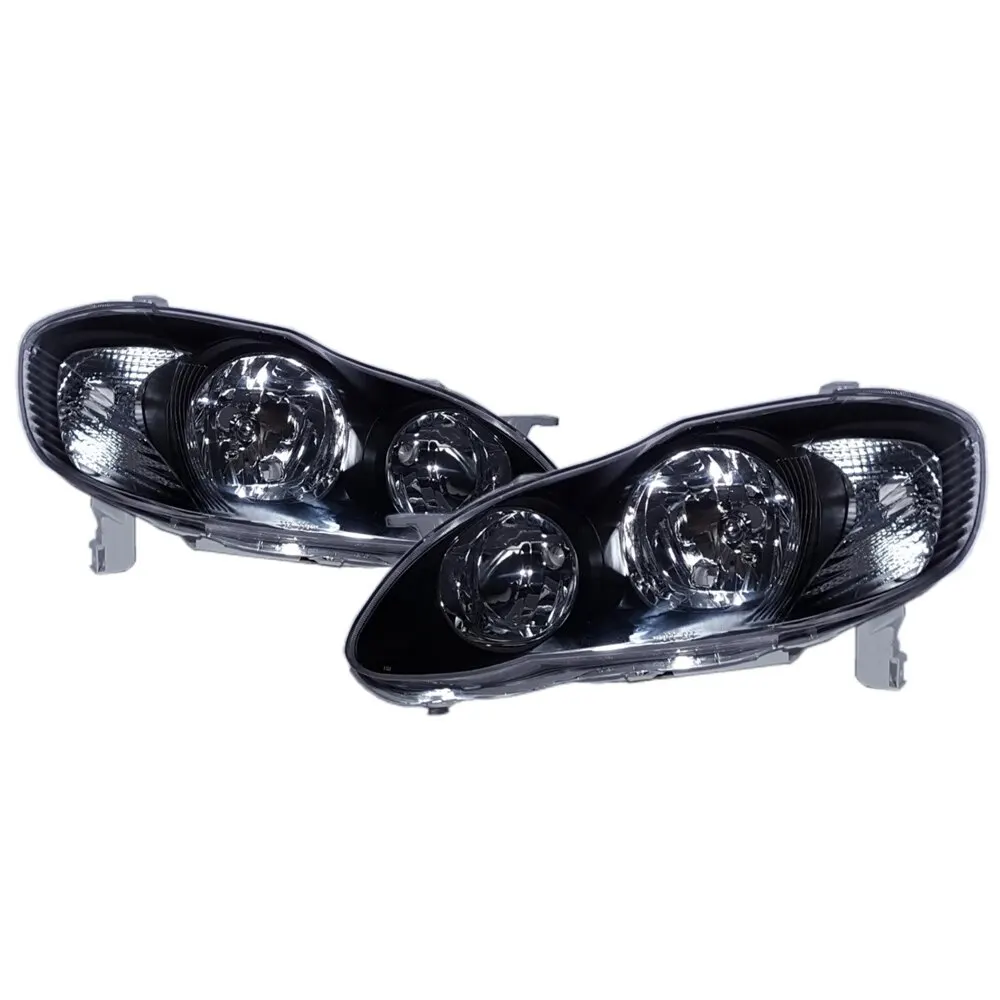 

LIMO E120 03-08 Sedan 4D Clear HID Headlight W/ Motor Black US for TOYOTA LHD