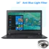 Shenzhen factory price 14'' antiblue light screen protector eye protect antiscratch anti blue light screen protector