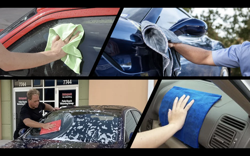 how to use car wash when washing the car, clean the surface of