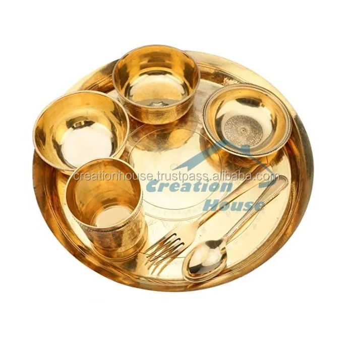 Indian Dinnerware Set Stainless Steel Thali Buy Indian Dinnerware Set