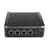 J1900 Mini PC with 4 LAN ports industrial router/firewall fanless PC no noise low power Mini PC