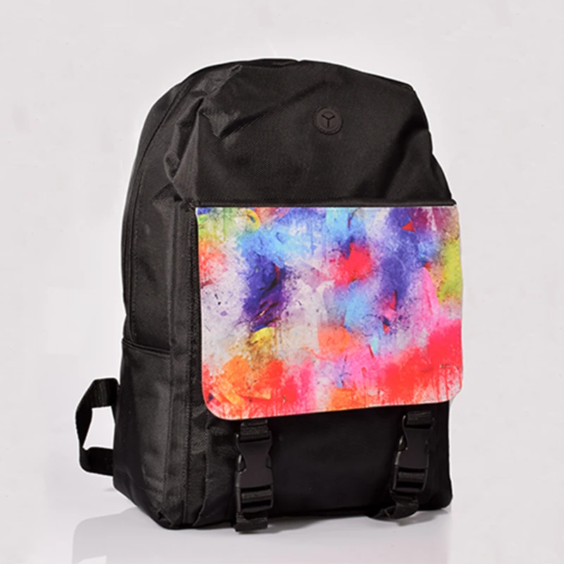 

Qualisub High Quality Sublimation School Bag Laptop Bag Backpack Blanks for DIY Printing, Black/grey/pink