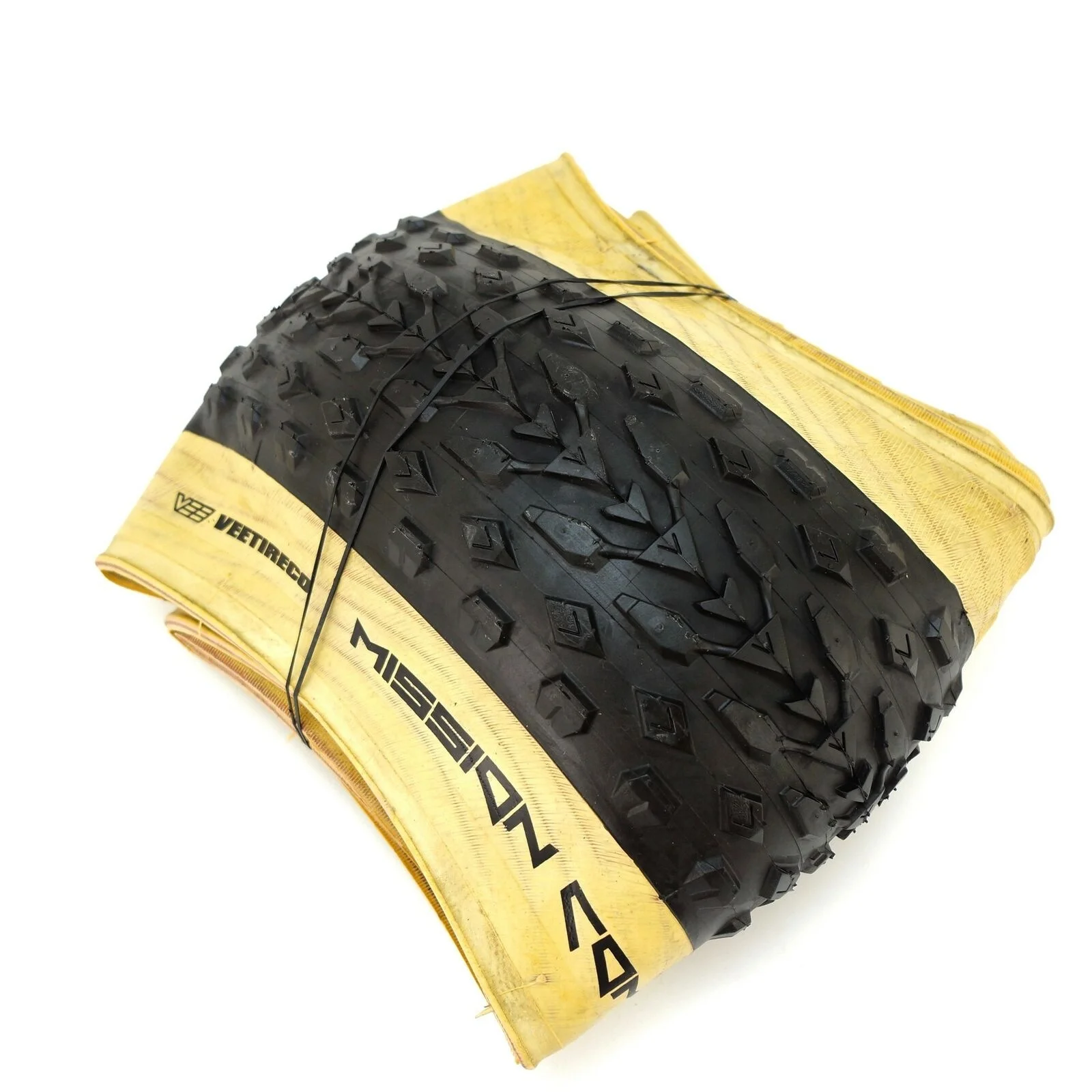 

Vee Tire Skinwall Mission Command Junior 20x4.0 Fat Bike Tire Folding Tyres, Skinwall/black