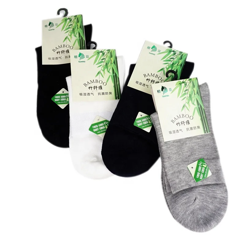 

Men's breathable odor proof bamboo fiber crew socks, Pantone color