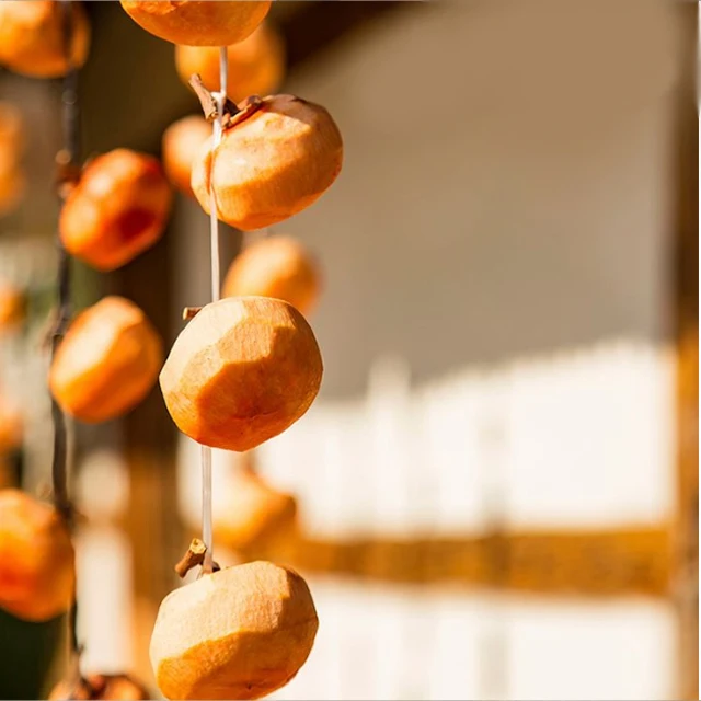 
Korean dried persimmon sweet fruit hoshigaki Shinnong Semi dried 100% Nature 