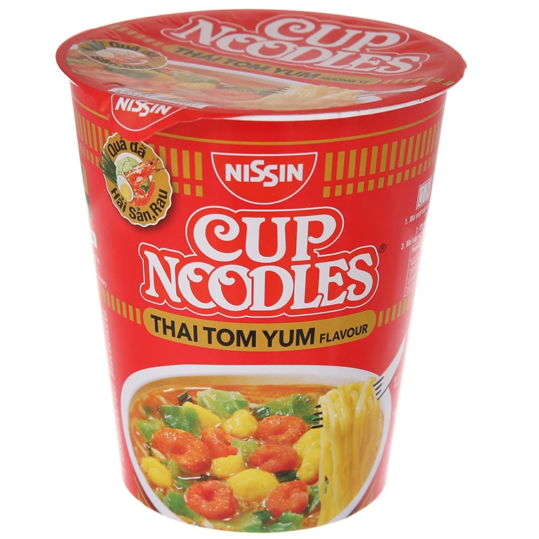 Nissin Cup Noodle - Thai Tom Yum Flavor - Buy Japanese Instant Noodles ...