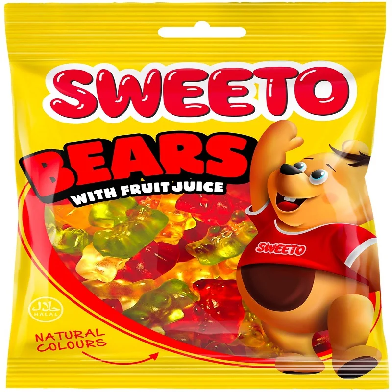 
Jelly Gummy Sweeto Bears 80 gr 