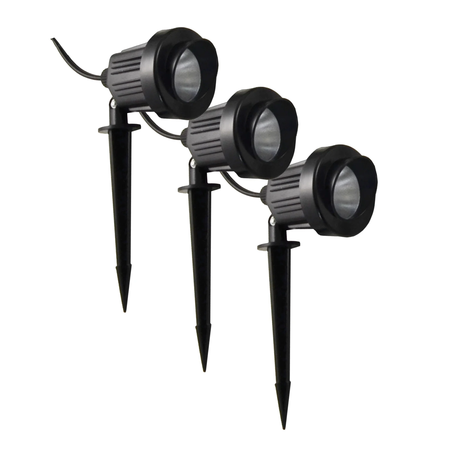 100 Lumen LED Low Voltage 25 ft. Linkable 3 Spotlight Kit - LL-100-25D