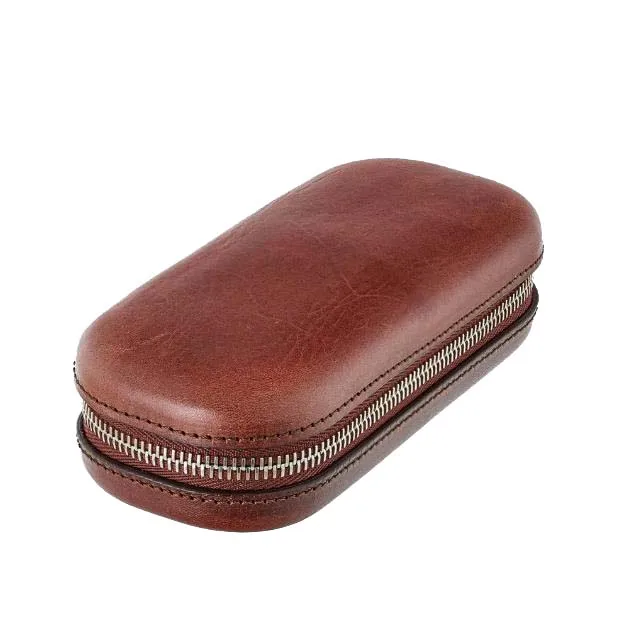 

Fashion high quality retro durable pu leather watch boxes case waterproof travel watch case