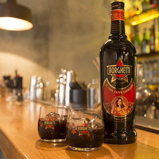 
Italian coffee liqueur 100 cl 25% Caffe Borghetti 