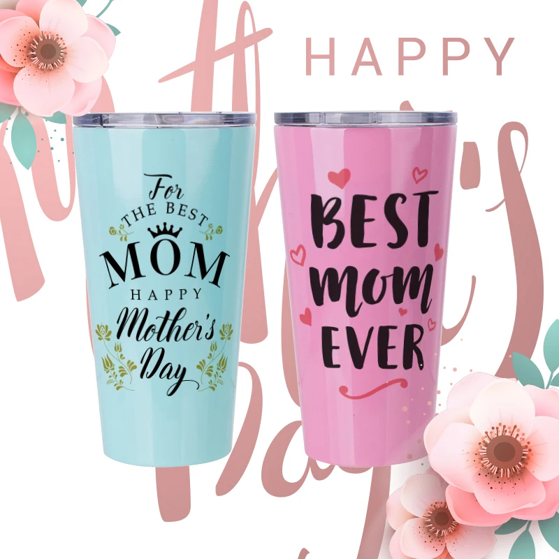 

Amazon Top Sale Best Mom Mug Sublimation Tumbler Cups Stainless Steel, Colored