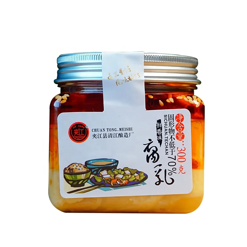 
300g fresh fragrant fermented bean curd, non GM soybean curd, non material cultural heritage 