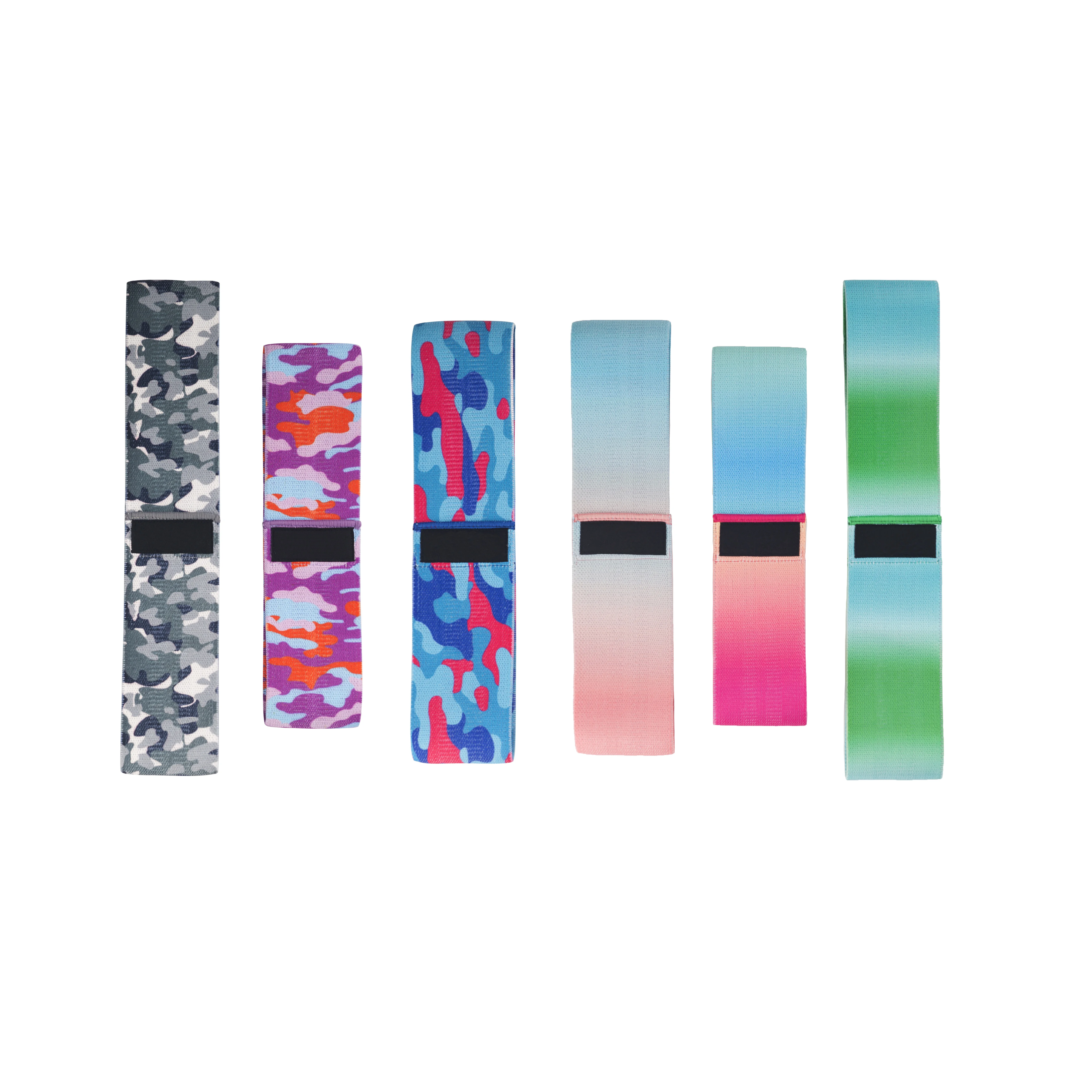 
gym nylon yoga resistance band with custom logo 