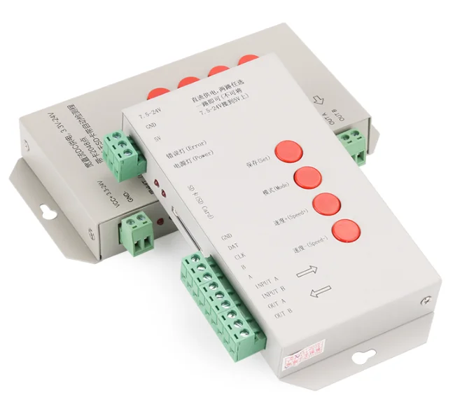 

T1000S SD Card SPI Pixel LED Controller for Digital Strips or Module Light