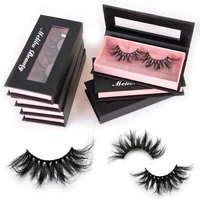 

2020 Private label custom 25mm 3d mink lashes packaging box mink lashes custom logo 3d mink eyelashes vendor