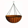 Coconut coir hanging planter hanging flower holder flower pots for christmas hanging tree decorations