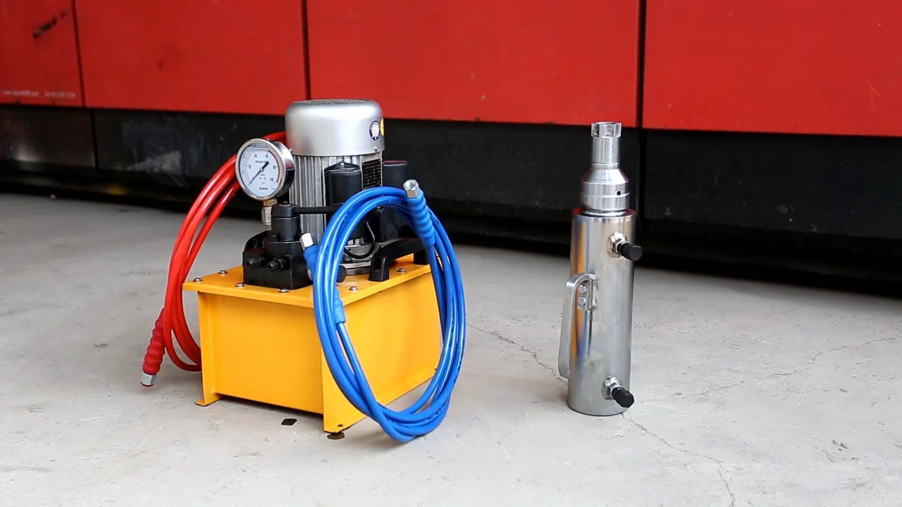 Prestressed Equipment Power Pack Cable Stressing Hydraulic Electric Oil