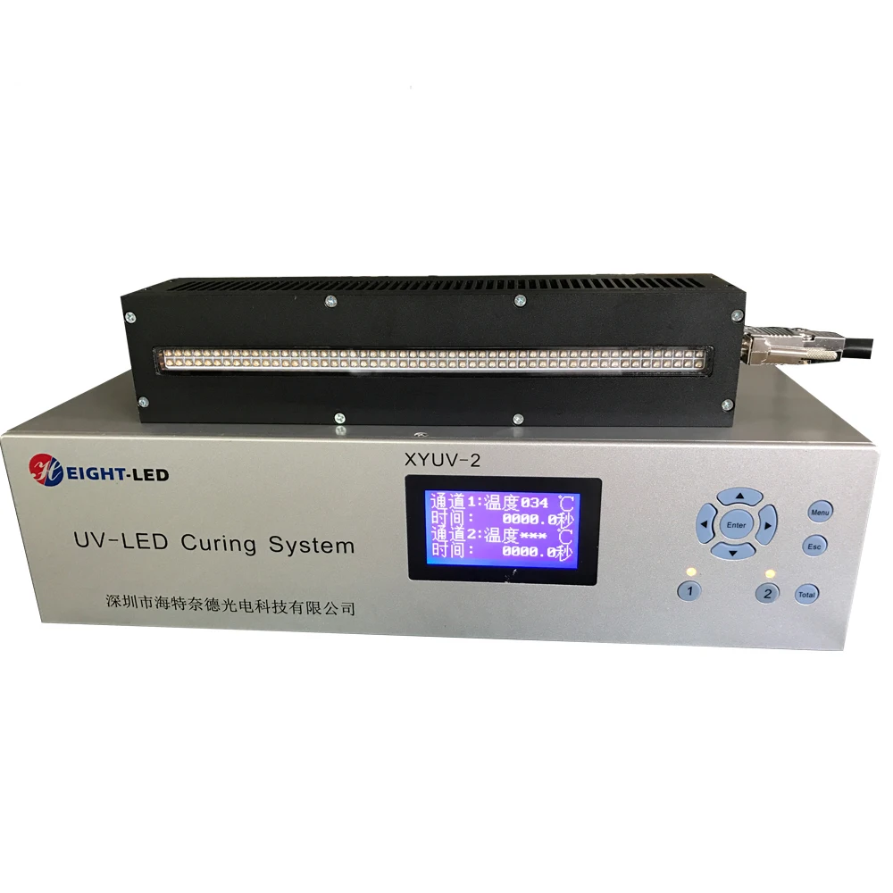 324w air-cooled  UV LED Linear curing system wavelength 365-405nm adjustable pure UV light source ultraviolet lamp uv led