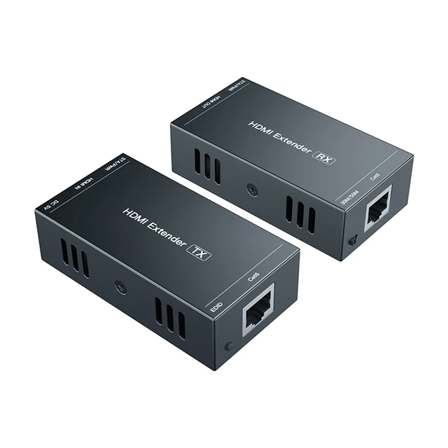 

Hot Selling HDMI Extender Over Ethernet POC Video single Network Cat6 HDMI Extender 50m