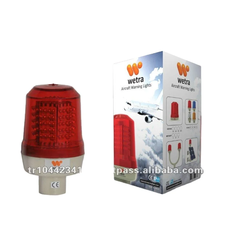 
Wetra L 810 Led Aviation Warning Light, ICAO FAA Type low intensity high quality obstruction light for high buildings 