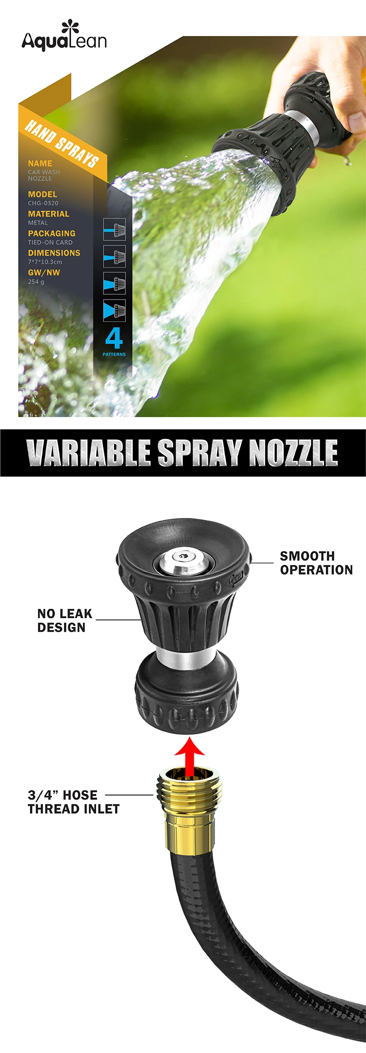 High Pressure Mighty Blaster Powerful Hose Nozzle - Buy Ultimate Heavy ...