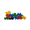 GD Fun zoo animals blocks 5 colors wooden zebra family educational toy
